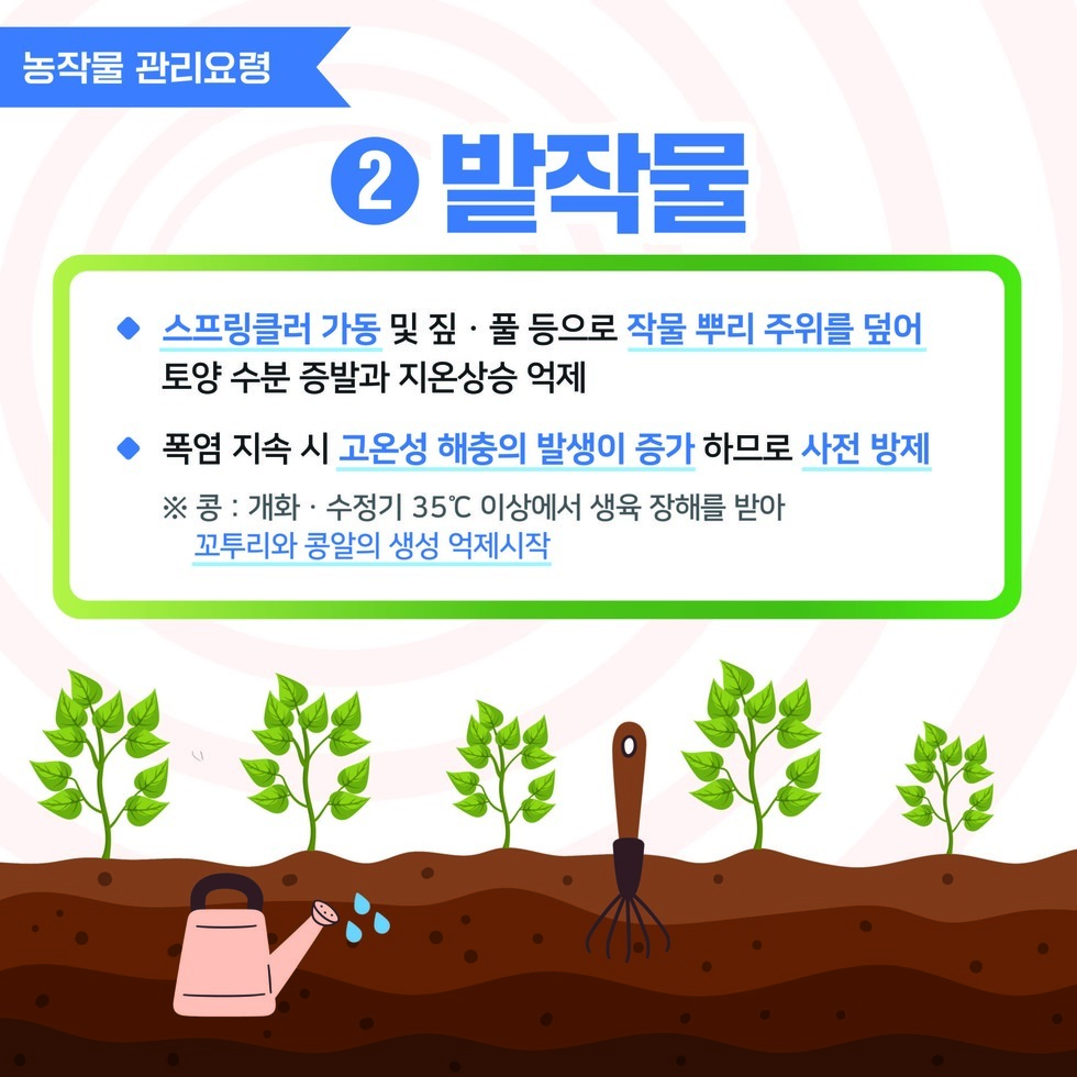 여름철 폭염대비