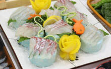 자연산활어회 모습