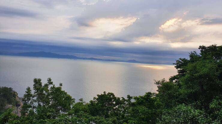 정말 끝내주는 향일암의 아침뷰