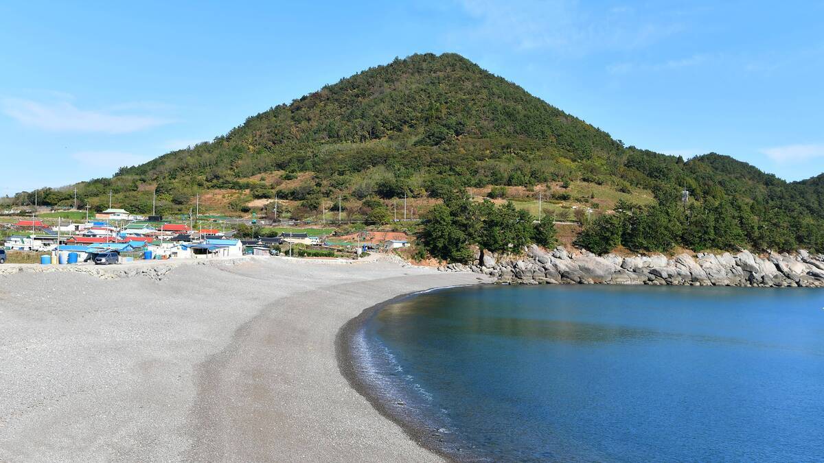개도 모전자갈밭