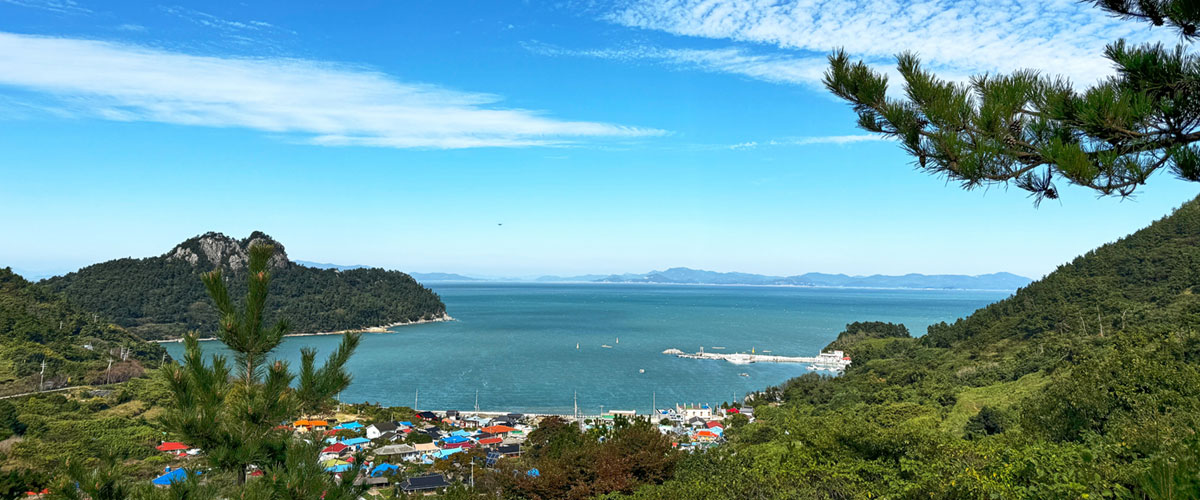 사도 전라남도 여수시 화정면 낭도리 사도선착장 표시한 지도