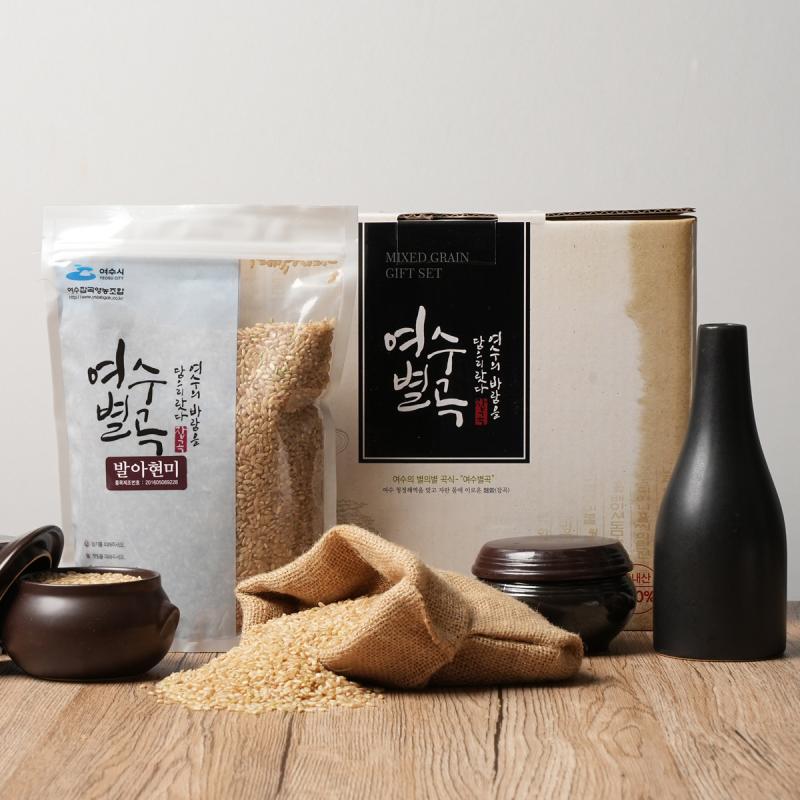 여수의 바람을 담으리랏다 잡곡 여수 별곡 발아현미 선물세트 홍보 사진