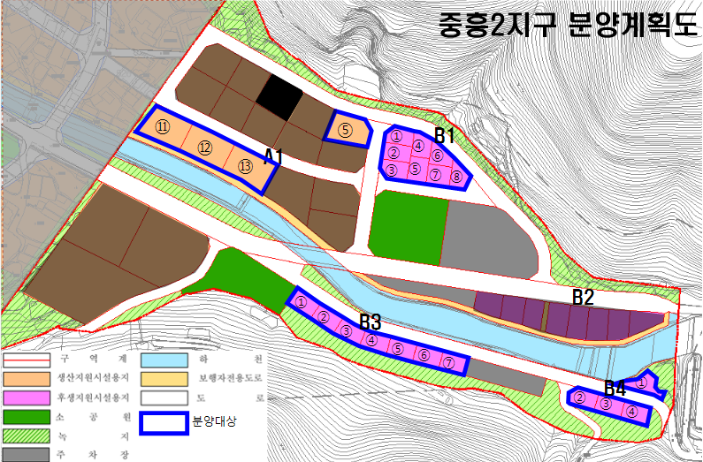 6-1 여수시, 중흥·삼동지구 지원시설용지 25필지 수의계약 분양.png