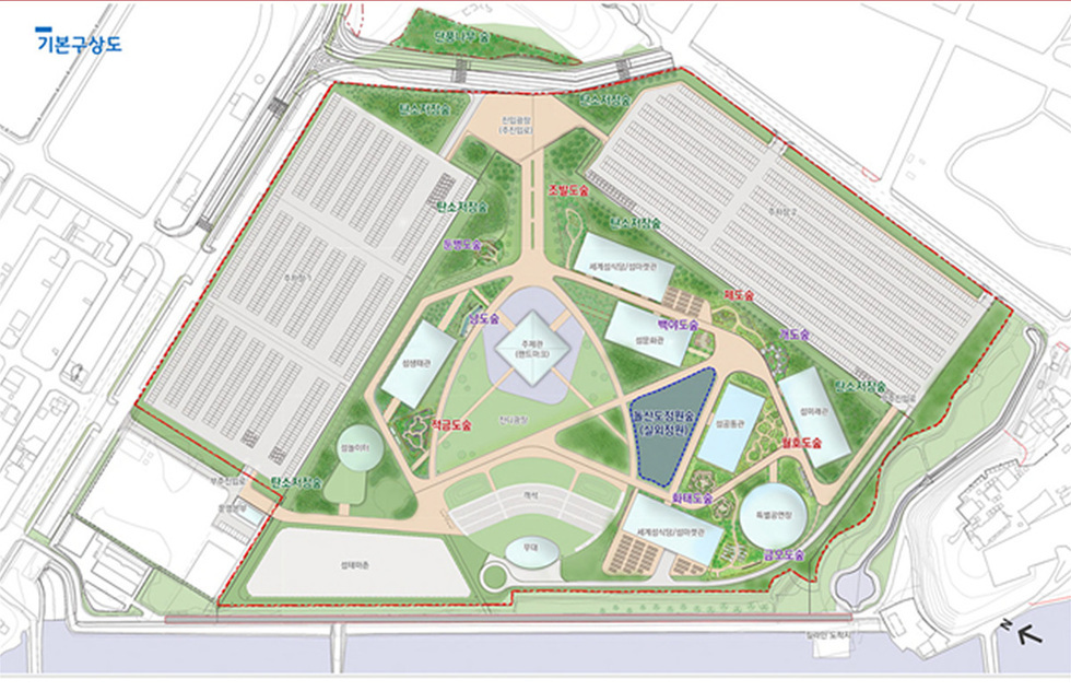 5-1 여수세계섬박람회장, 대형 지장가로수 활용해 도시숲 조성.jpg