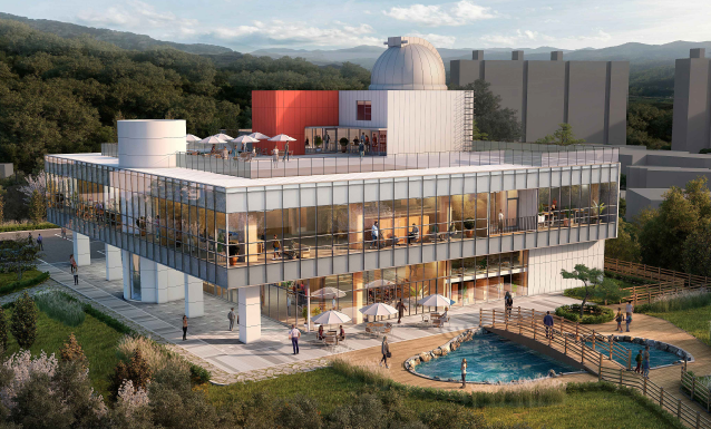 여수시립도서관 조감도 사진