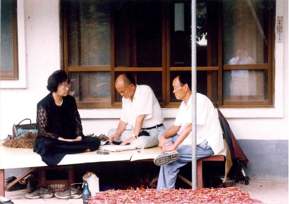 여순사건 실태조사를 위해 방문한 모습