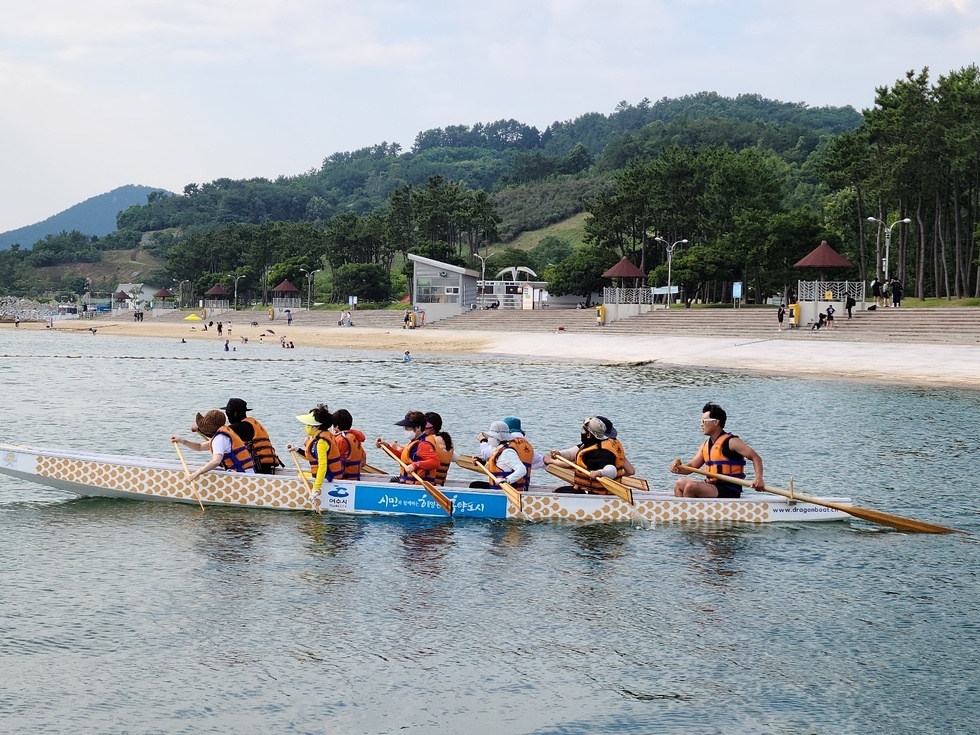 “海がよんでいる”麗水市「海洋レジャースポーツ無料体験」開始